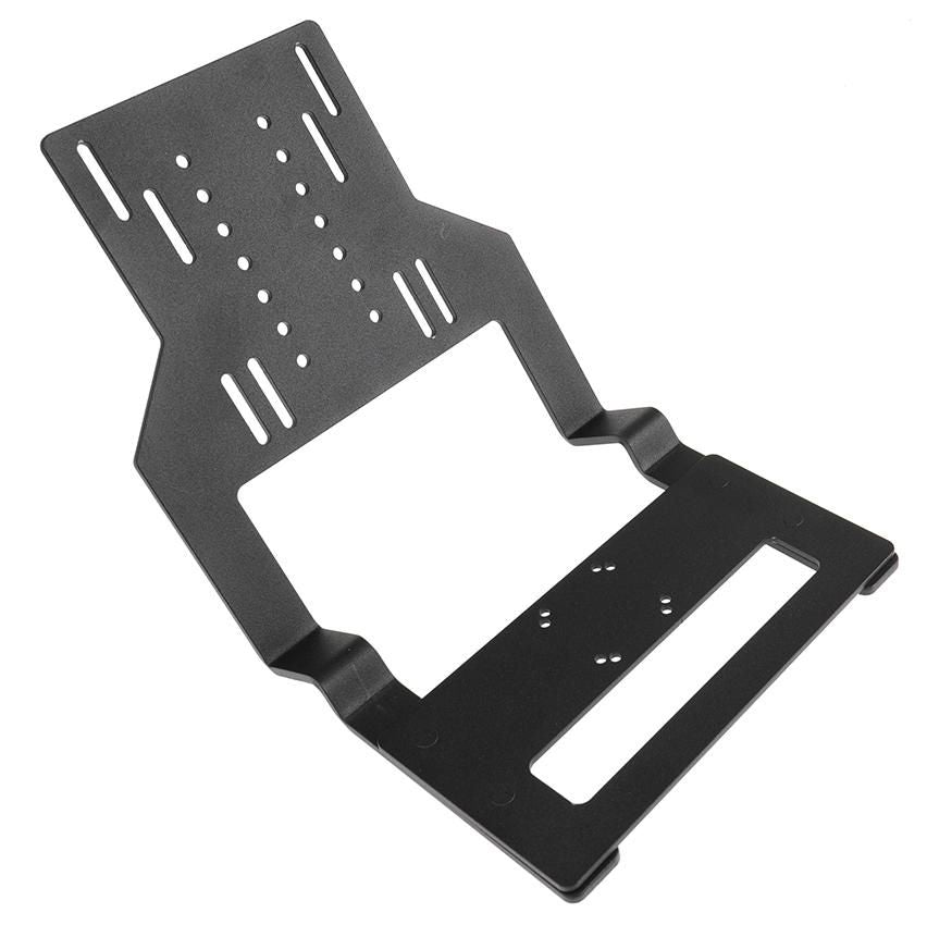 Brodit Tablet-Rahmen – für VESA 75×100 – Metall, senkrecht – Schwarz