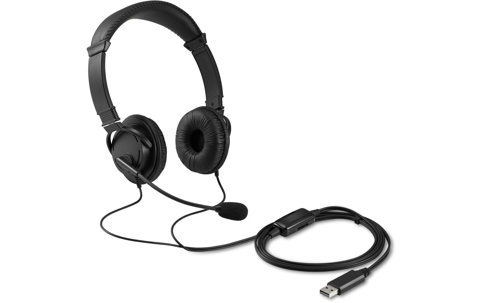 Kensington Headset – USB – mit Mikrofon, Lautstärkeregelung