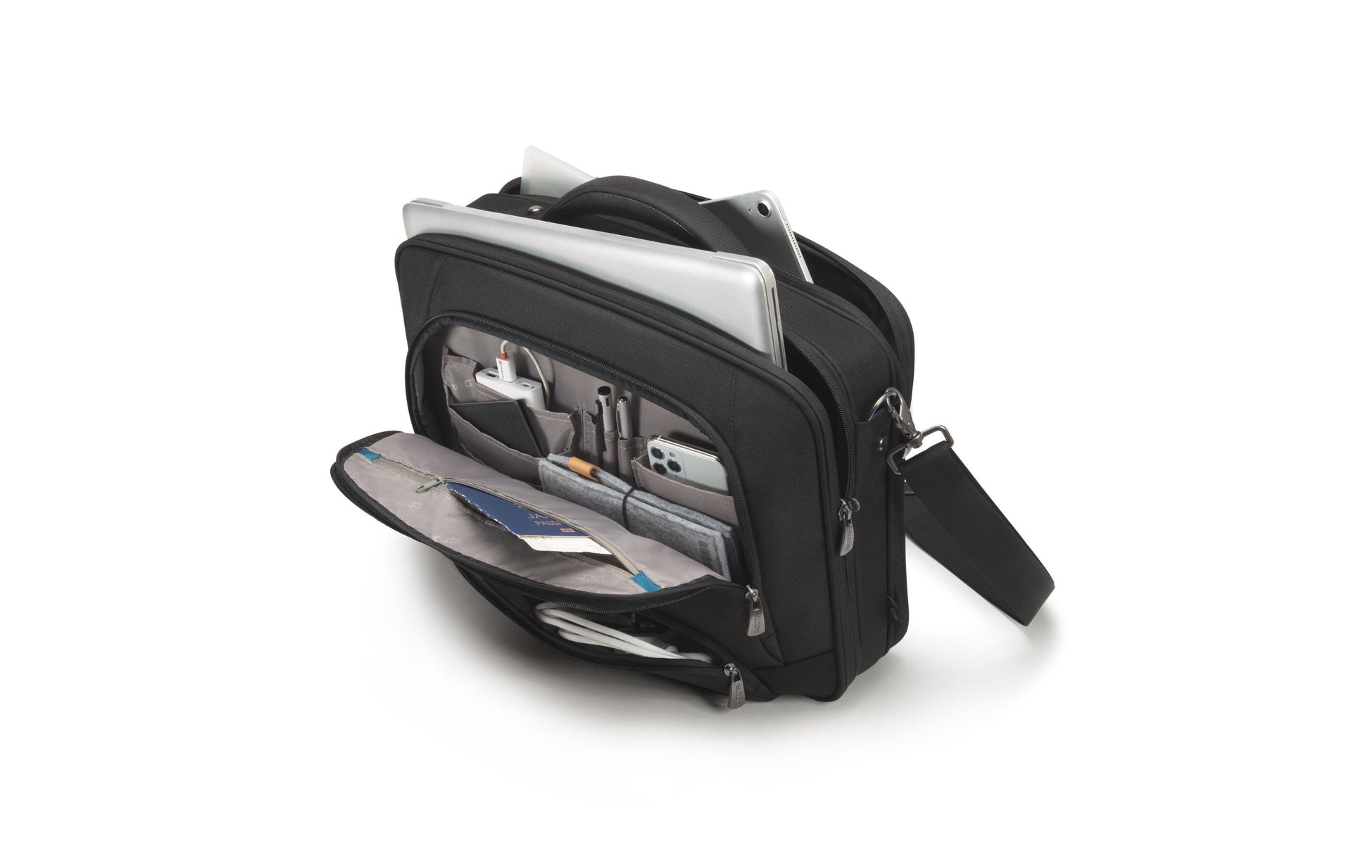 DICOTA Eco Multi PRO Notebook-Tasche für Notebooks bis 14,1" – Schwarz