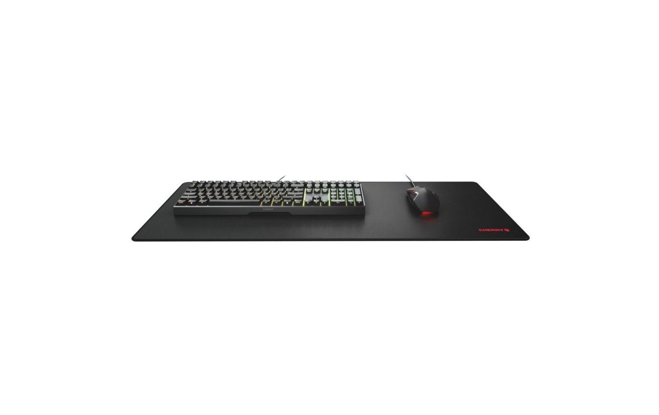 CHERRY MP 2000 Mauspad – Anti-Rutsch-Basis, Schwarz, 800 × 350 × 5 mm