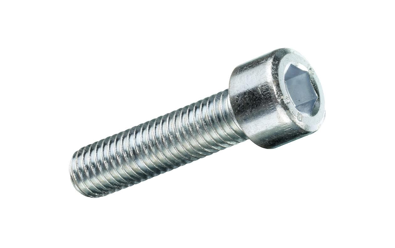Ftm Krafter Schrauben M5 – Zylinderkopf Innensechskant, 16 mm, Stahl, blau verzinkt, 14 Stk.
