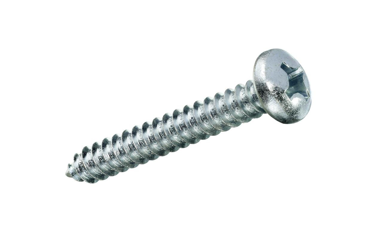 Ftm Blechschrauben – Ø 2,9 × 16 mm, Linsenkopf, Phillips (PH), verzinkt, Stahl, 20 Stk.