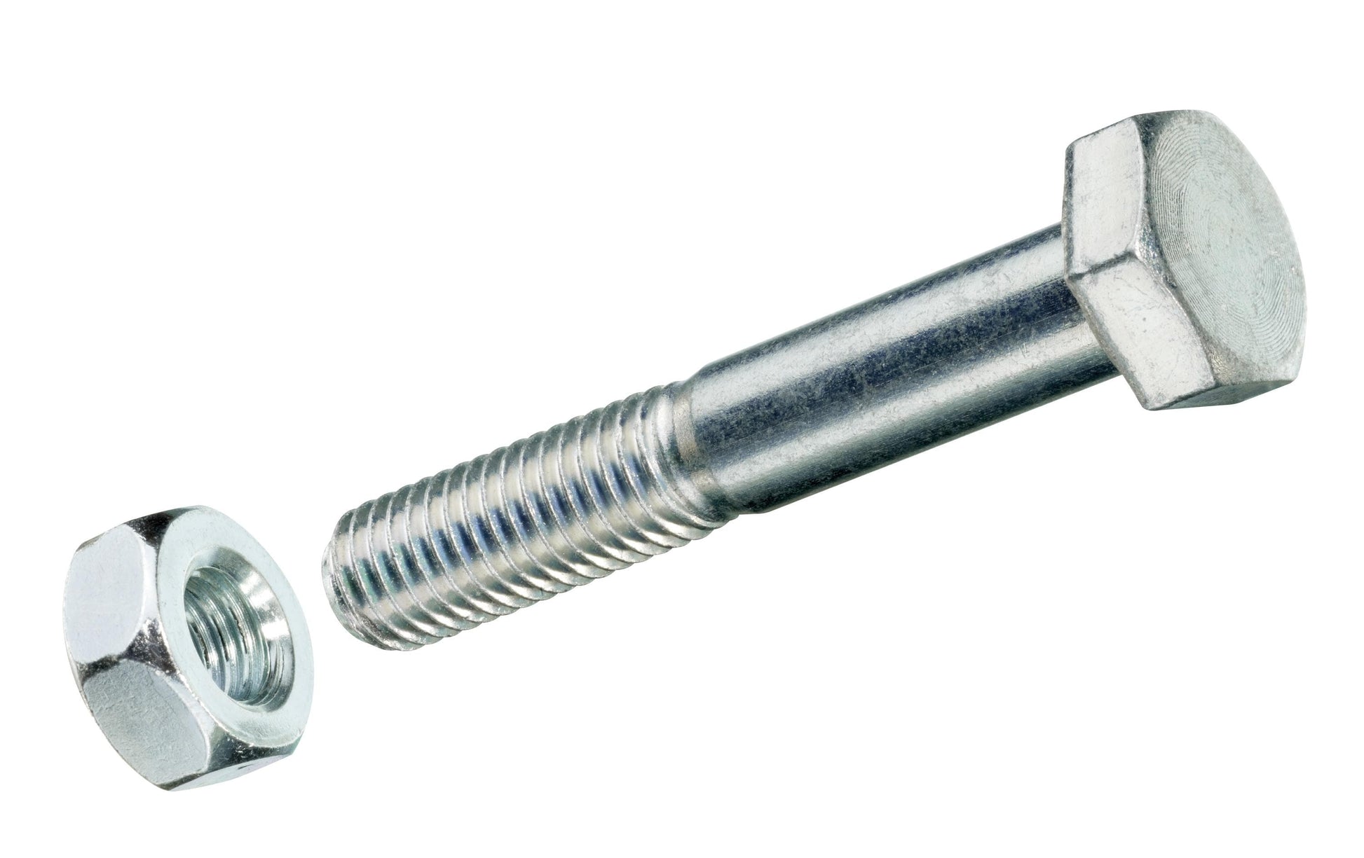 Ftm Krafter Schrauben M10 – Sechskantkopf, Aussensechskant, 50 mm, Edelstahl, 2 Stk.