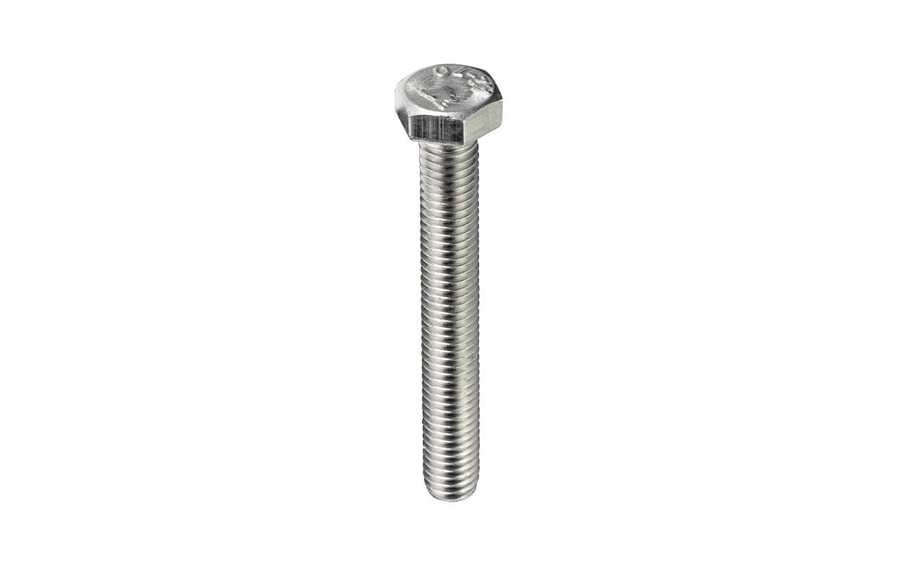 Ftm Krafter Sechskantschrauben M8 – Aussensechskant, 30 mm, Edelstahl, 2 Stk.
