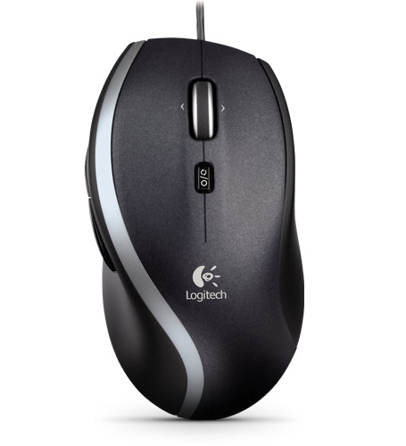 Logitech M500S Maus – kabelgebunden, USB-A, 1'000 dpi, 5 Tasten, für Rechtshänder, schwarz