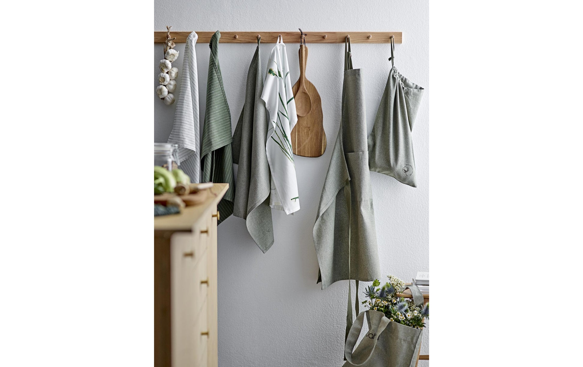 Södahl Geschirrtuch – assortiert – 50 × 70 cm – Baumwolle – 2er-Set