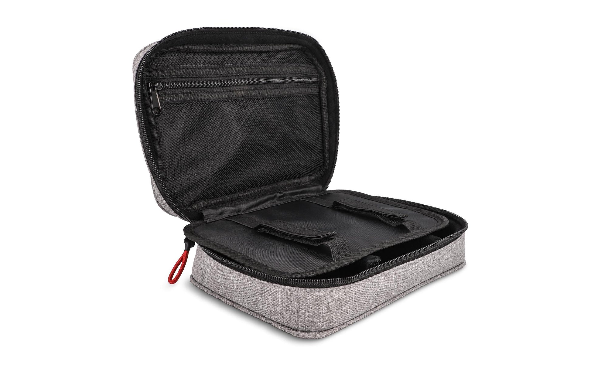 DeLOCK Reissverschlusstasche – 175×60×235 mm – Polyester – Grau – 1 Stk.