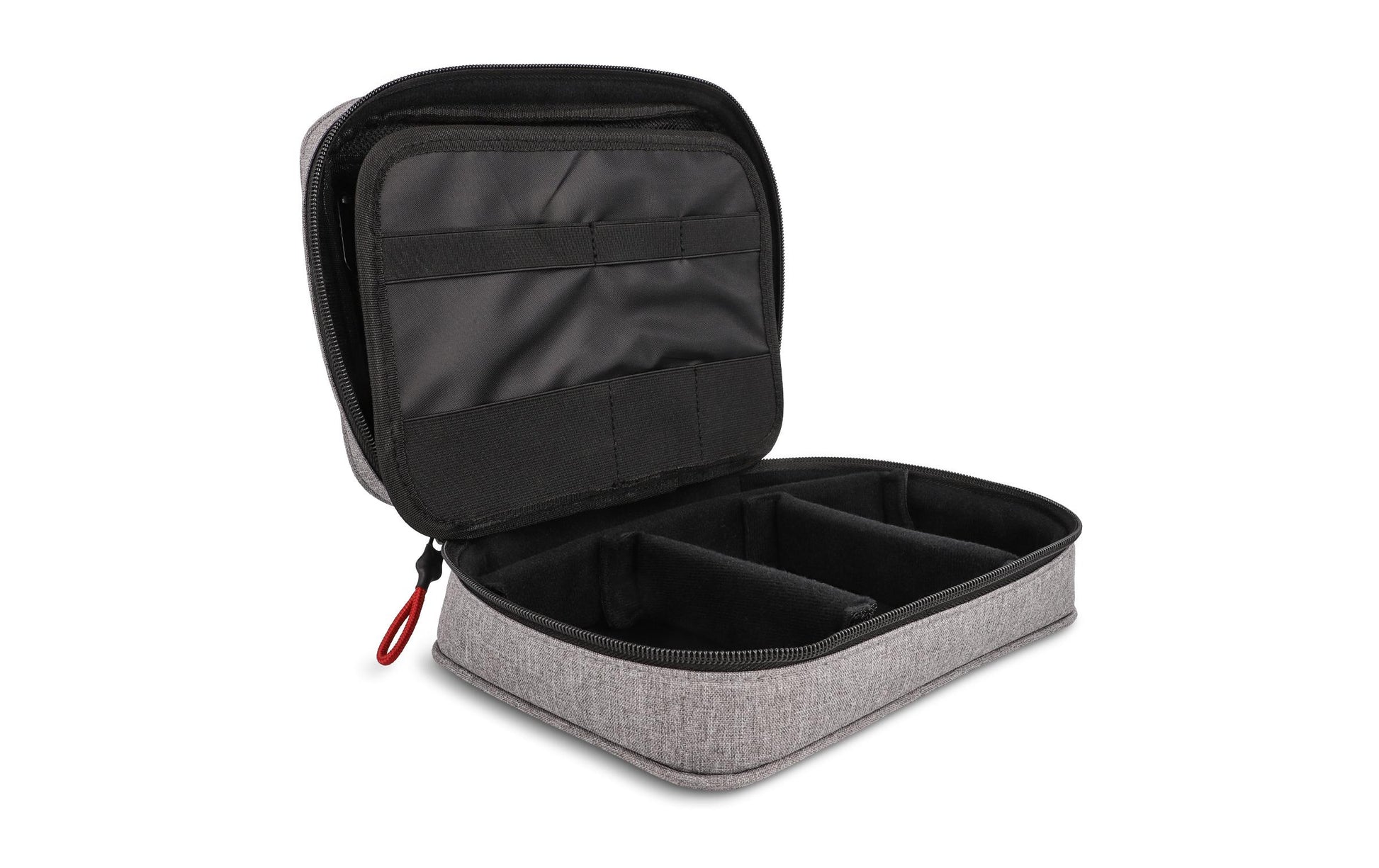 DeLOCK Reissverschlusstasche – 175×60×235 mm – Polyester – Grau – 1 Stk.