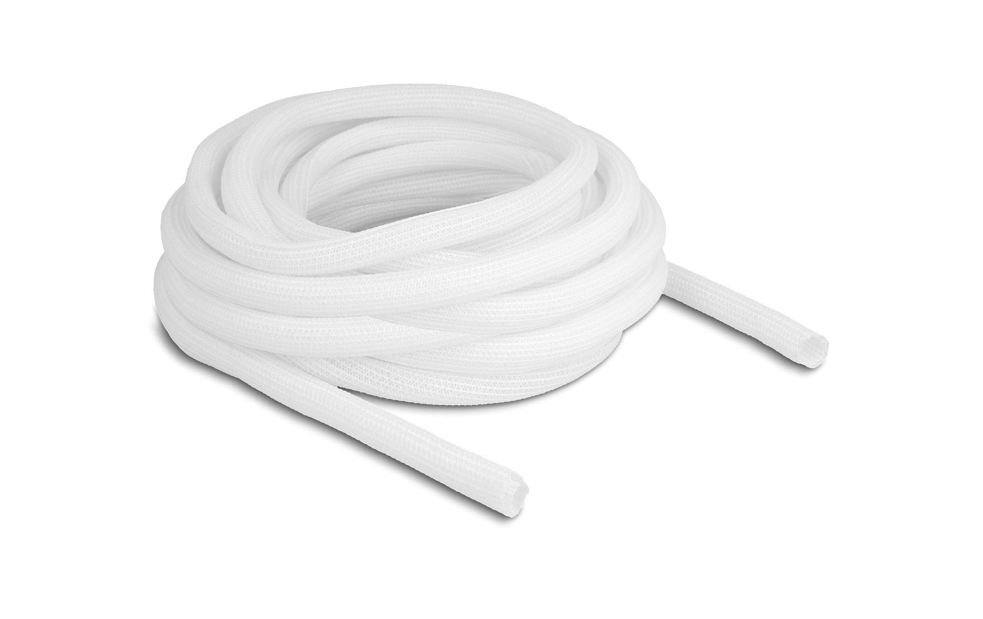 DeLOCK Kabelschlauch – Ø 13 mm – 10 m – Polyester – Weiss, 1 Stk.