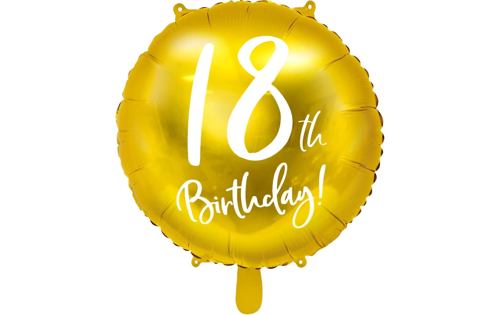 PartyDeco Folienballon – Ø 45 cm – Folie, Mehrfarbig