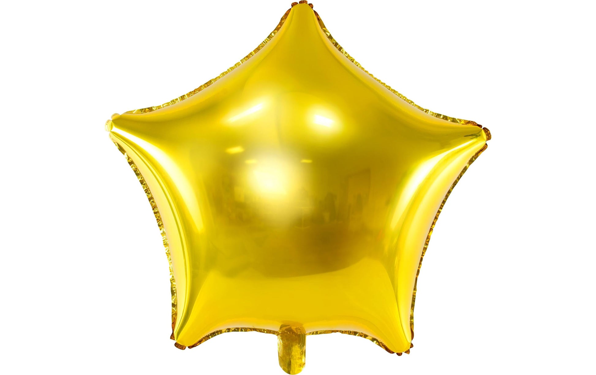 PartyDeco Folienballon Stern – Gold – Ø 48 cm – Folie – 1 Stk