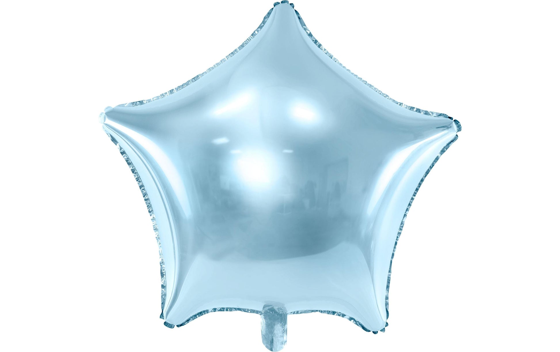 PartyDeco Folienballon Stern – Hellblau – 48 cm – Folie – 1 Stück