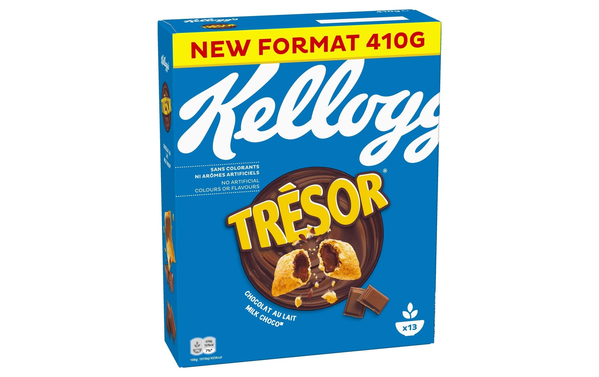 Kellogg Company Knusprige Getreidekissen Tresor Schokoladen-Haselnuss – 410 g