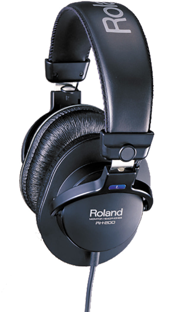 Roland RH-200 – Over-Ear Studiokopfhörer – Kabelgebunden, geschlossen, hochohmig (>32 Ω), 3,4 m – Schwarz