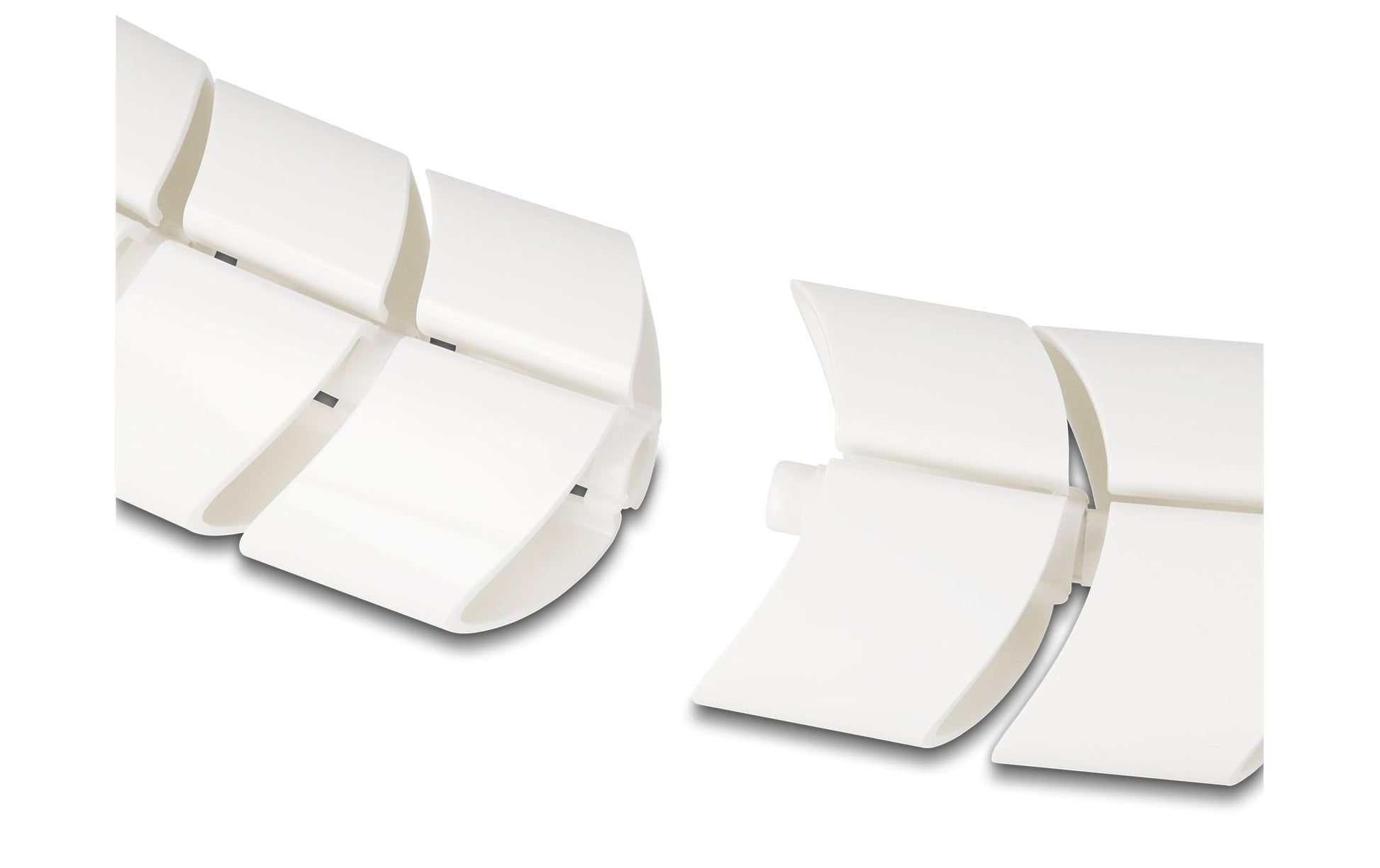 DeLOCK Befestigungsglied – 75×75×45 mm – Kunststoff – Weiss, 5 Stk.