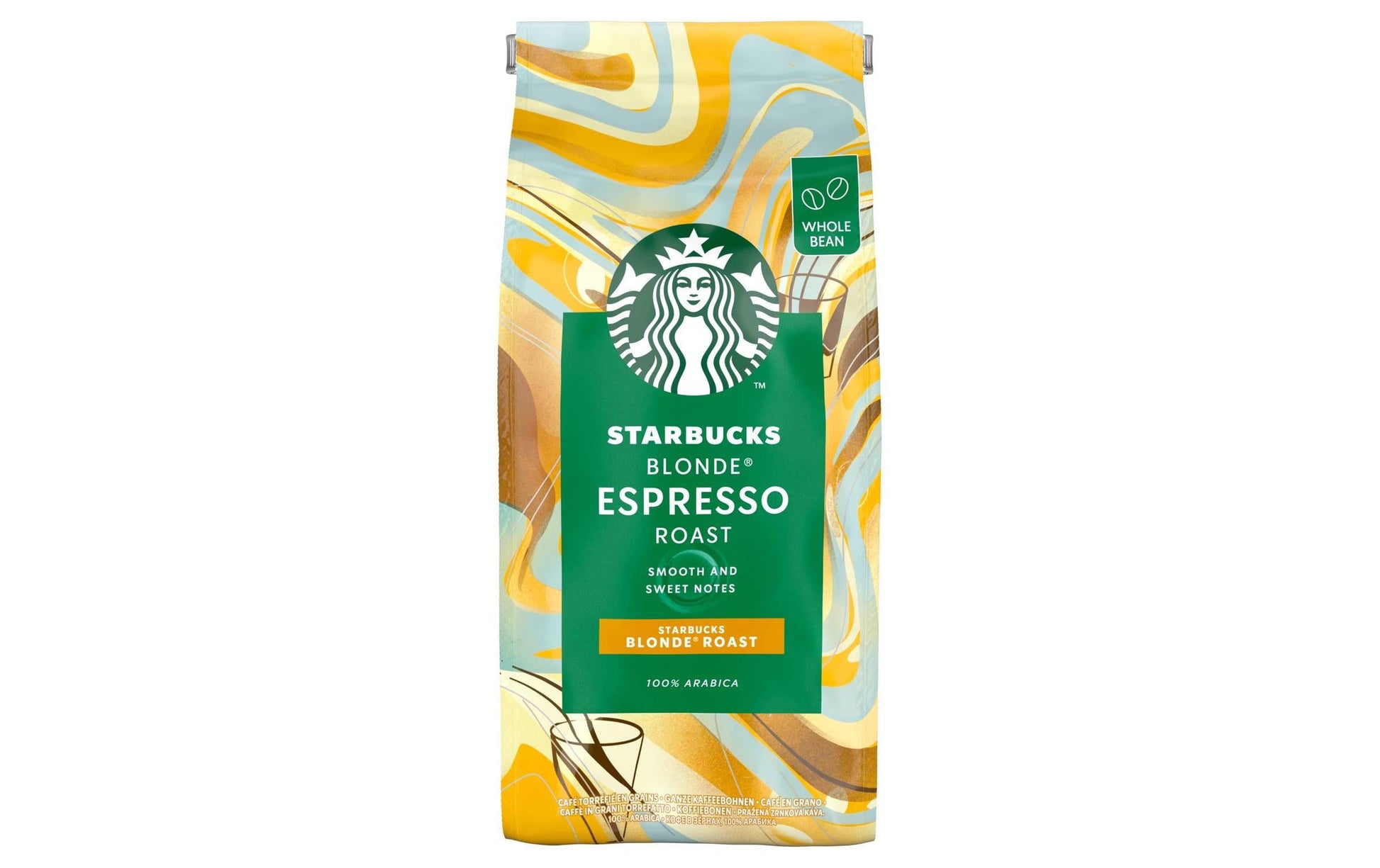 Starbucks Blond Espresso – Kaffeebohnen – 100% Arabica, hell, 450 g