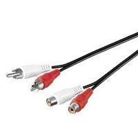 Microconnect 2× Cinch-Verlängerung – Stecker zu Buchse – 1,5 m