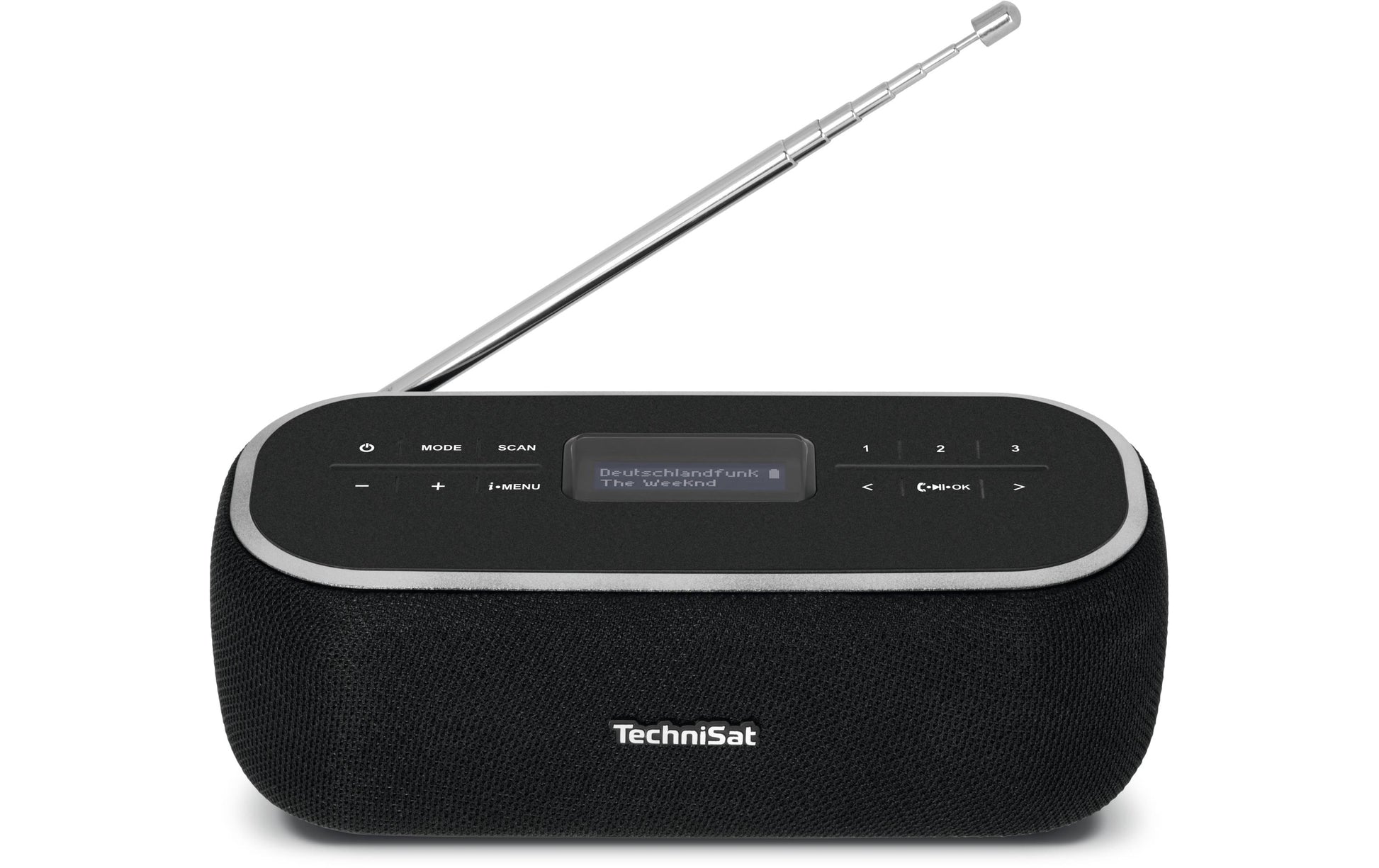 TechniSat DigitRadio BT 1 – Tragbares DAB+ Radio, UKW, Bluetooth, 9 h Akku – Schwarz