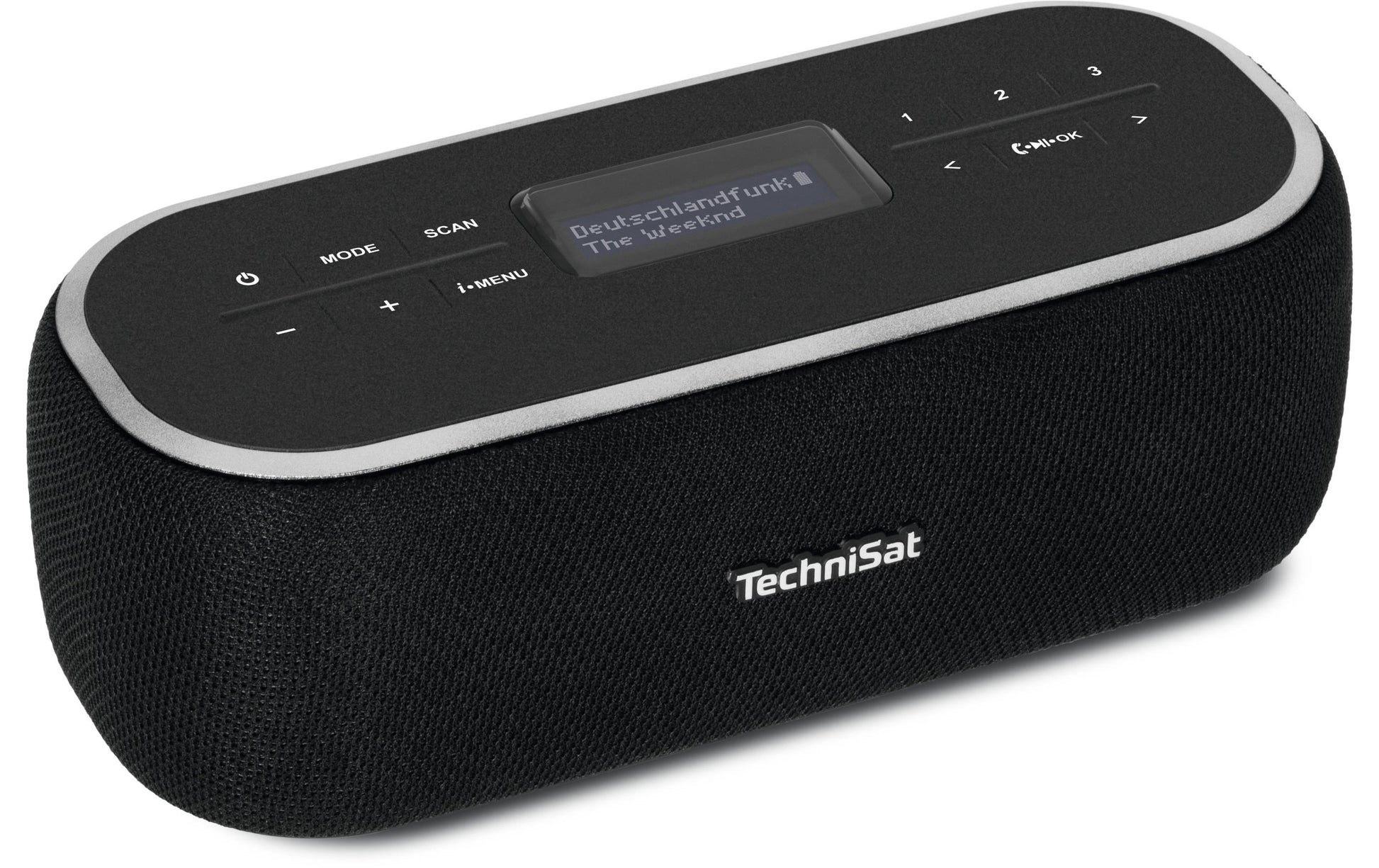 TechniSat DigitRadio BT 1 – Tragbares DAB+ Radio, UKW, Bluetooth, 9 h Akku – Schwarz