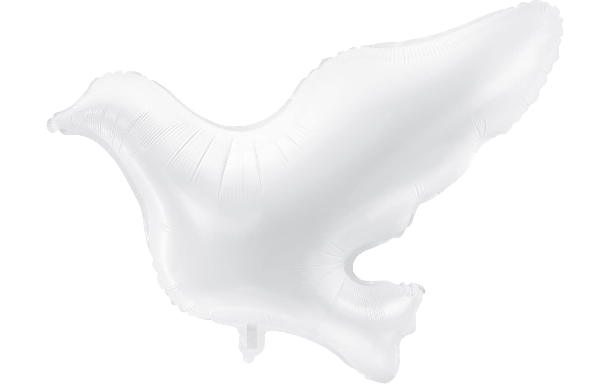 PartyDeco Folienballon Taube – Weiss – 77 × 66 cm – 1 Stk