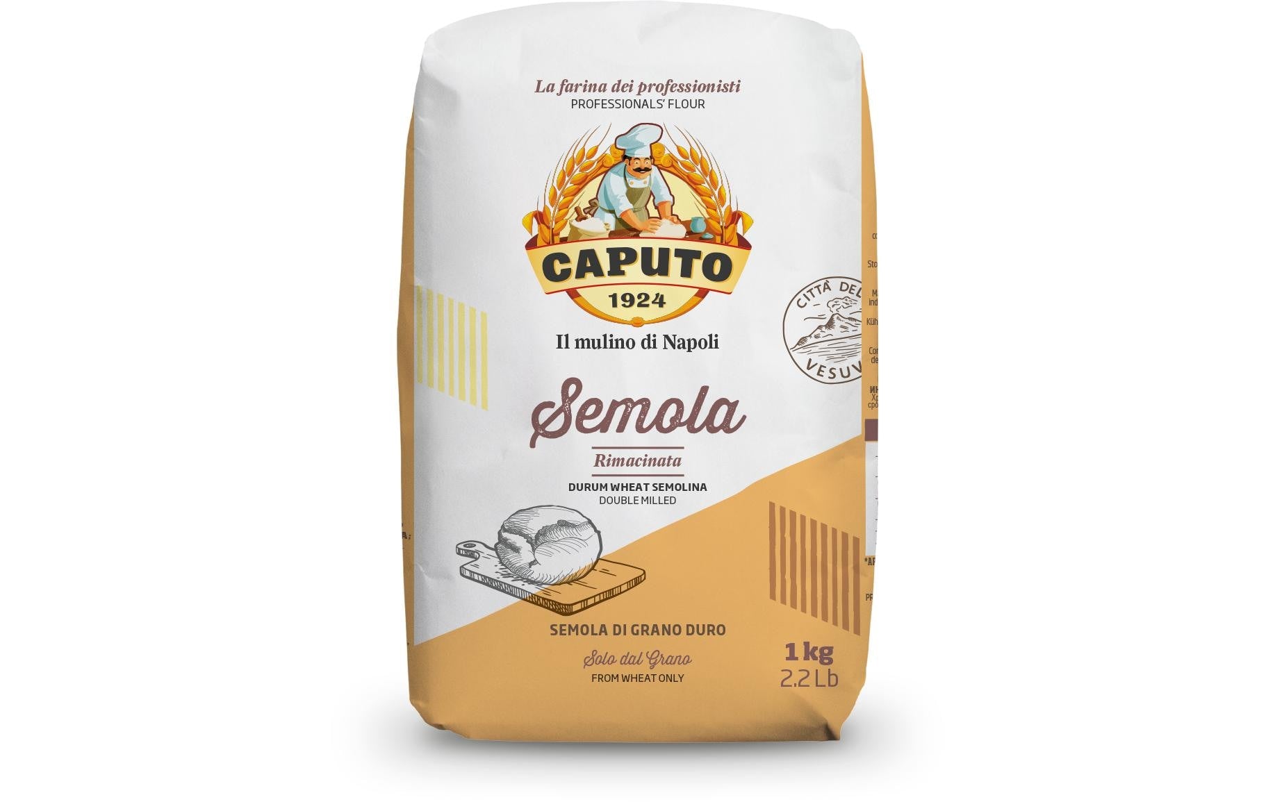 Caputo Fein gemahlener Hartweizengriess – 1 kg