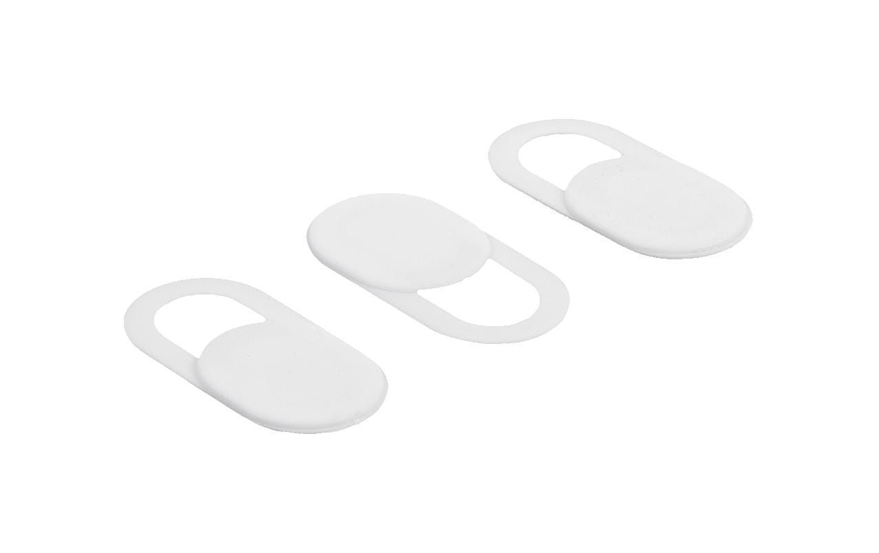 FTM Webcam-Abdeckung – Kunststoff, 9 × 17,5 × 0,9 mm – Weiss