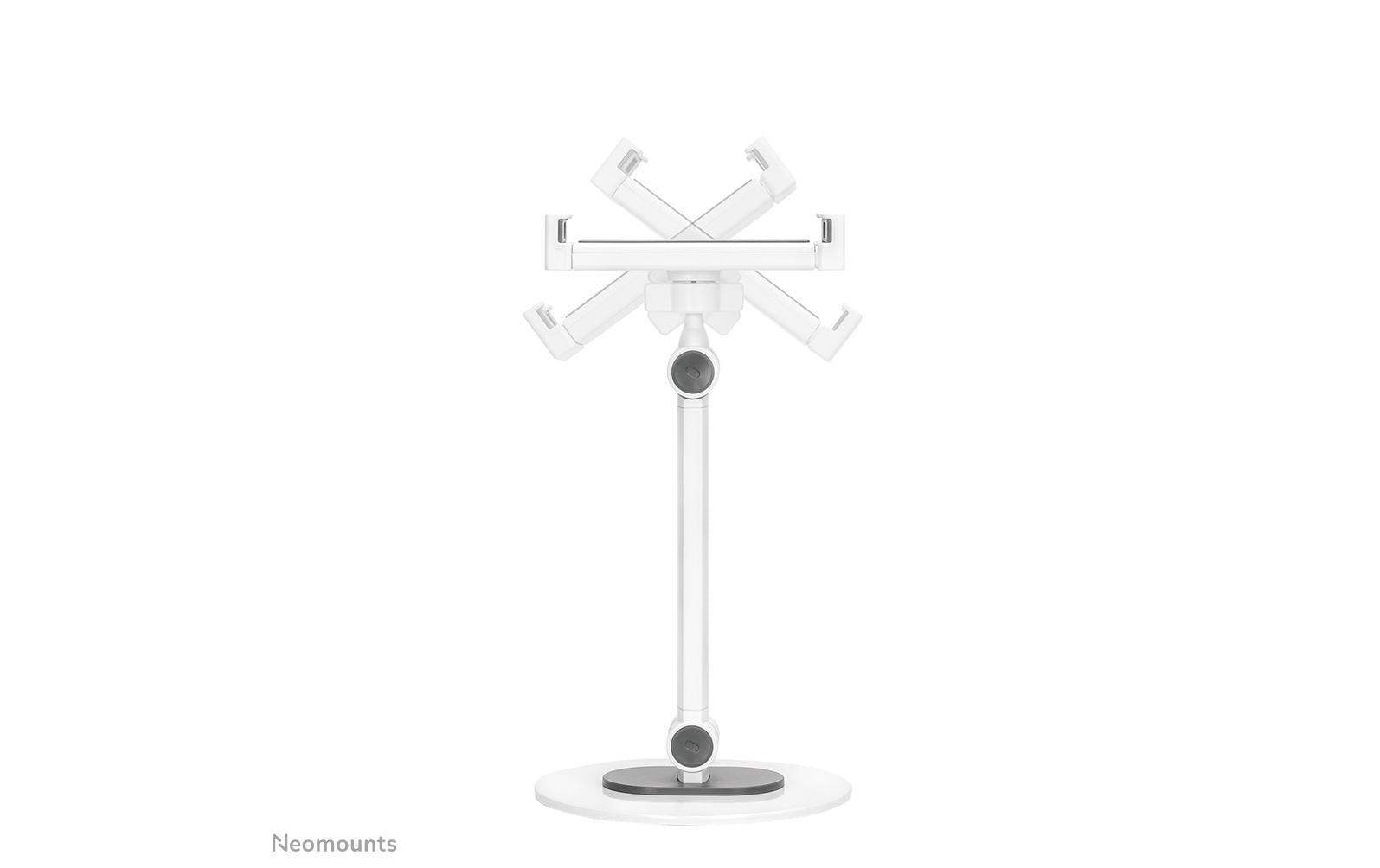 Neomounts Tablet-Ständer – für 4,7–12,9″, drehbar, höhenverstellbar – Weiss
