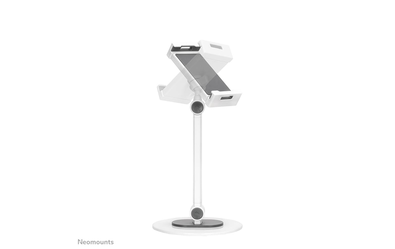Neomounts Tablet-Ständer – für 4,7–12,9″, drehbar, höhenverstellbar – Weiss