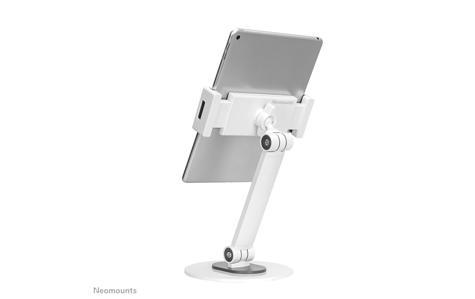 Neomounts Tablet-Ständer – für 4,7–12,9″, drehbar, höhenverstellbar – Weiss