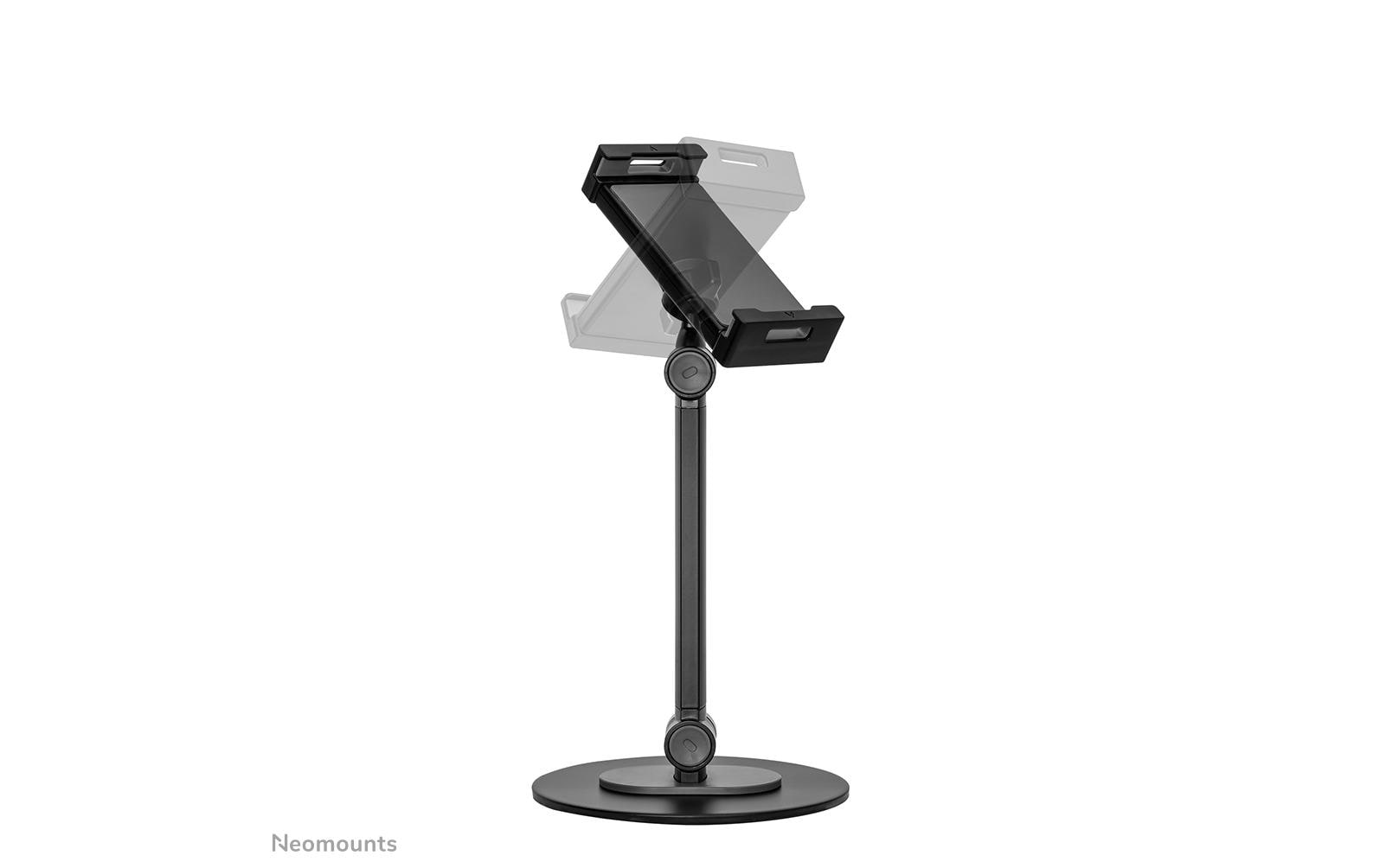 Neomounts Tablet-Ständer – für 4,7–12,9″, höhenverstellbar, drehbar – Schwarz