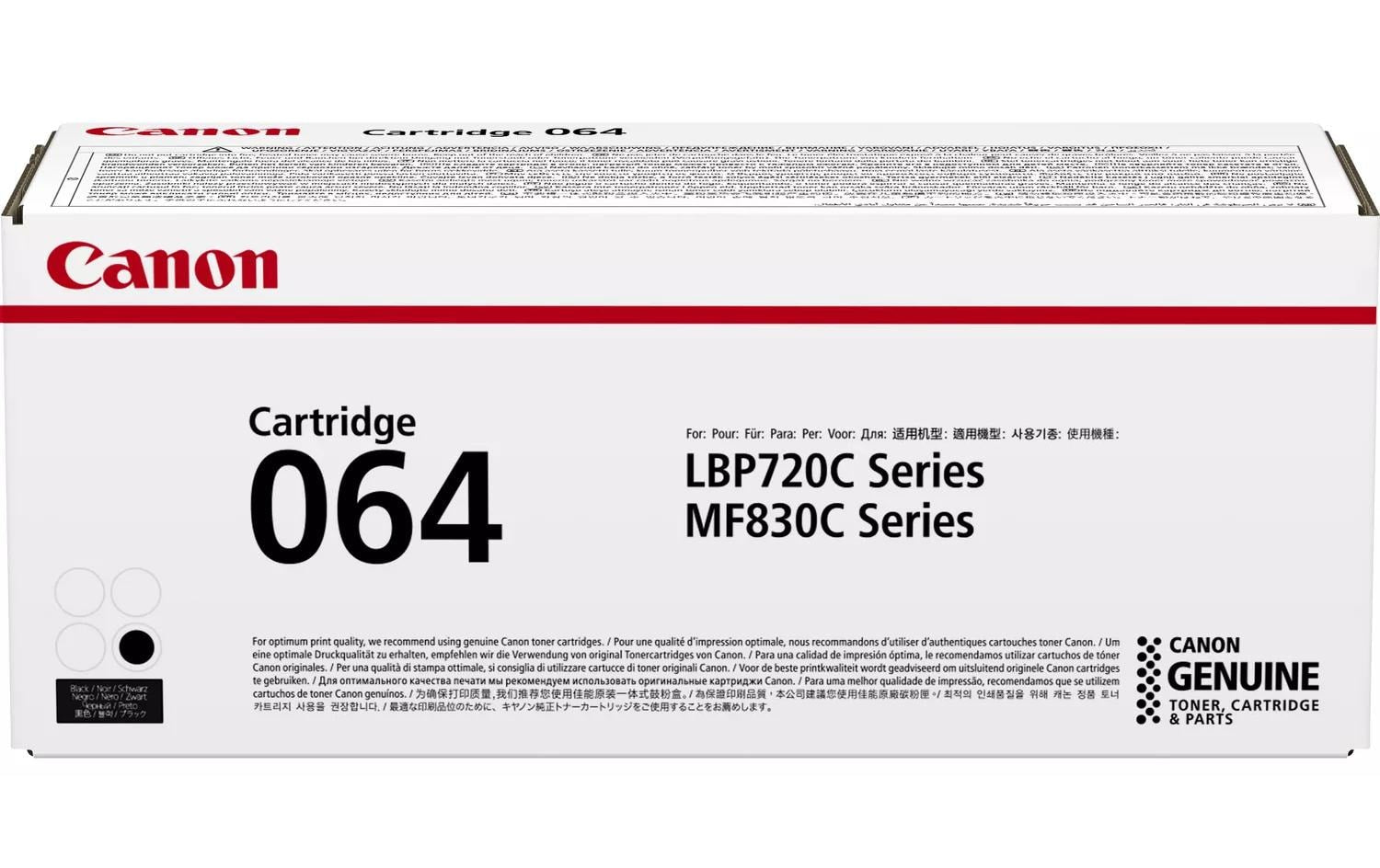 Canon Toner 064 – schwarz, 6000 Seiten – für Canon i-SENSYS MF832Cdw