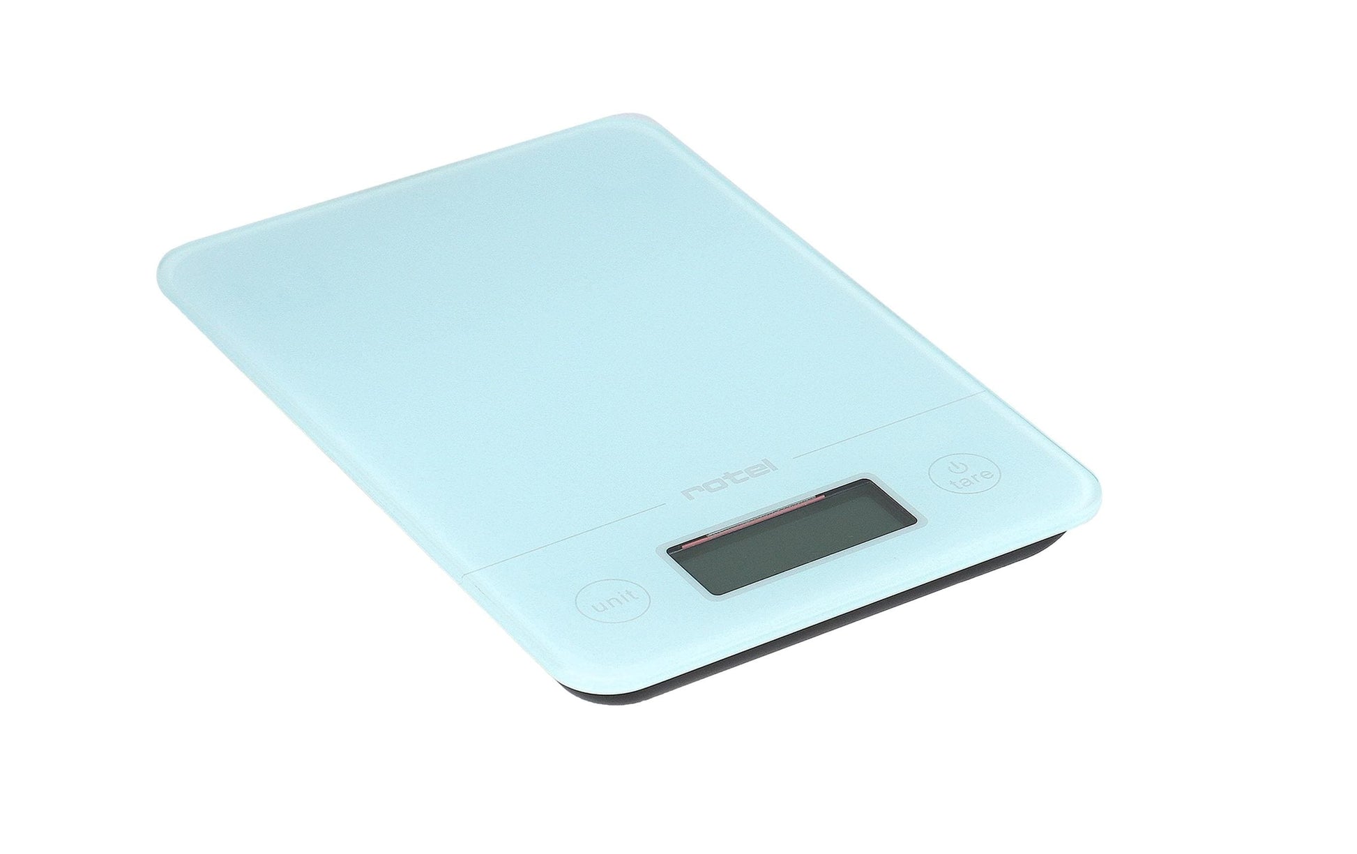 Rotel Küchenwaage – U4902CH – bis 5 kg, 1 g Teilung, Glas, blau