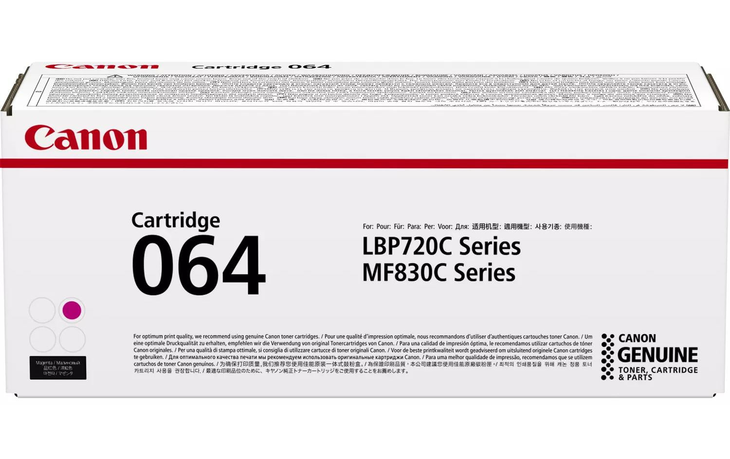 Canon Toner 064 M – Magenta, 5000 Seiten – für i-SENSYS MF832Cdw