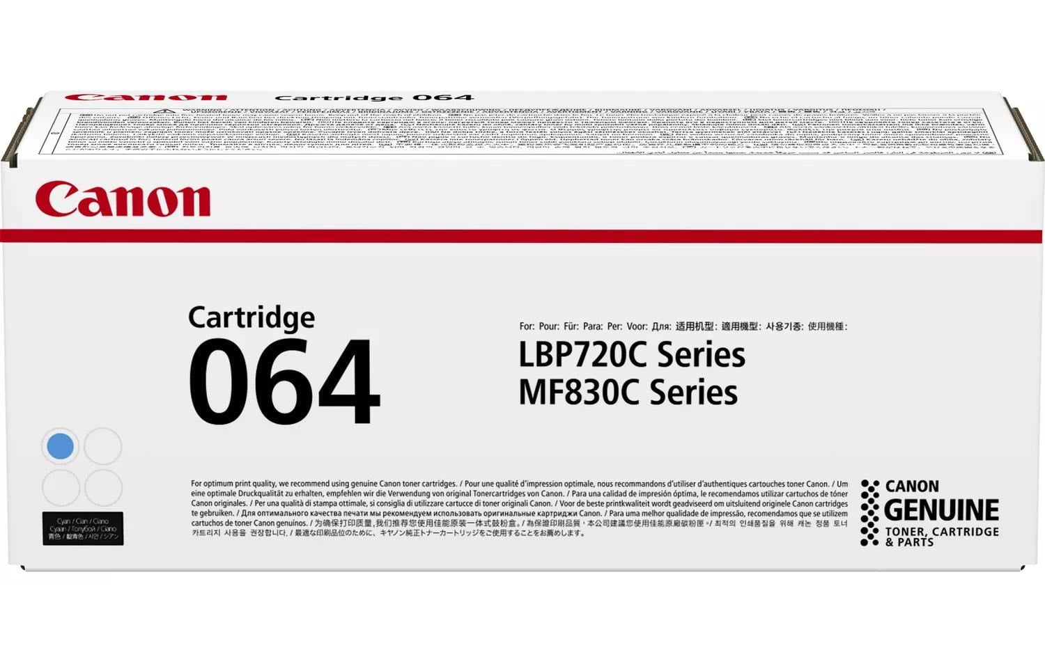 Canon Toner 064C – Cyan, 5000 Seiten – für Canon i-SENSYS MF832Cdw