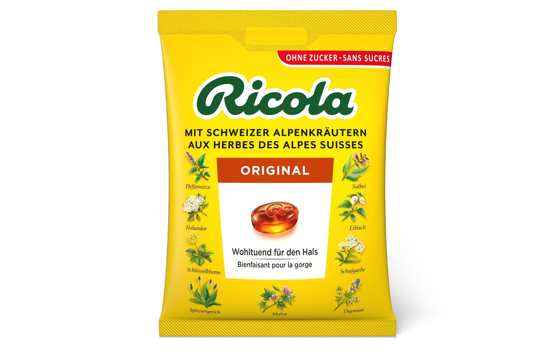 Ricola Kräuterbonbons – Original – 125 g