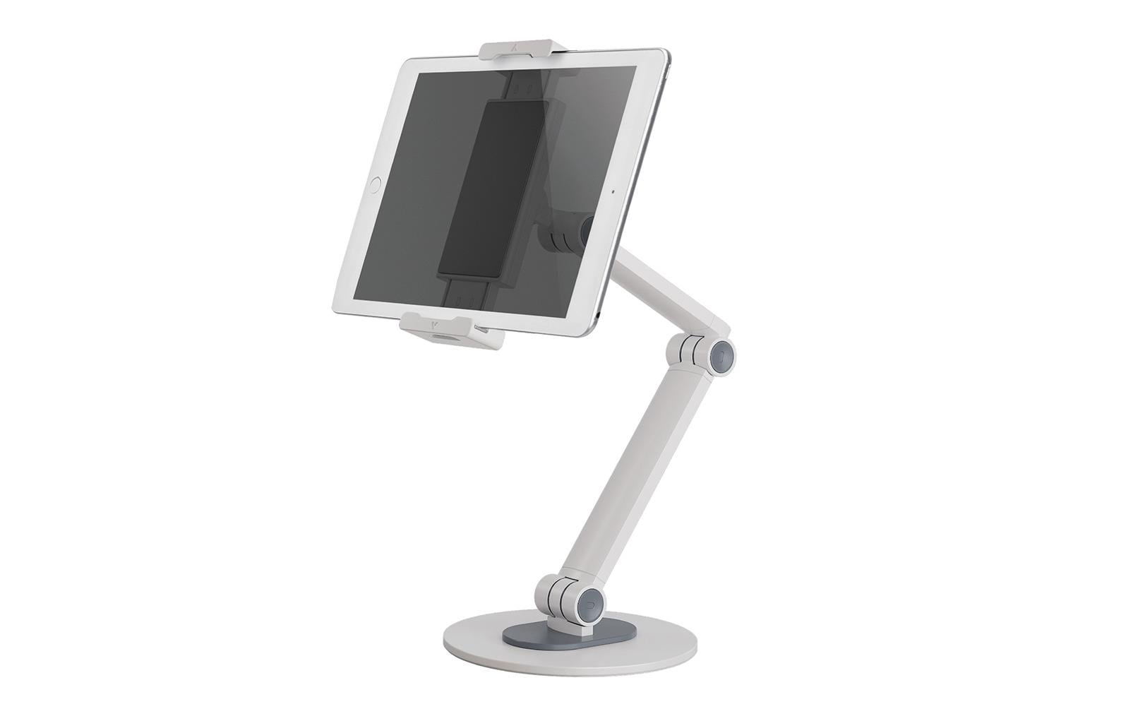 Neomounts Tablet-Ständer – 4,7–12,9″, neigbar, höhenverstellbar – Weiss