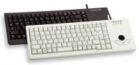 CHERRY G84-5400LUMES – Tastatur, kabelgebunden (USB), mit Trackball, Grau