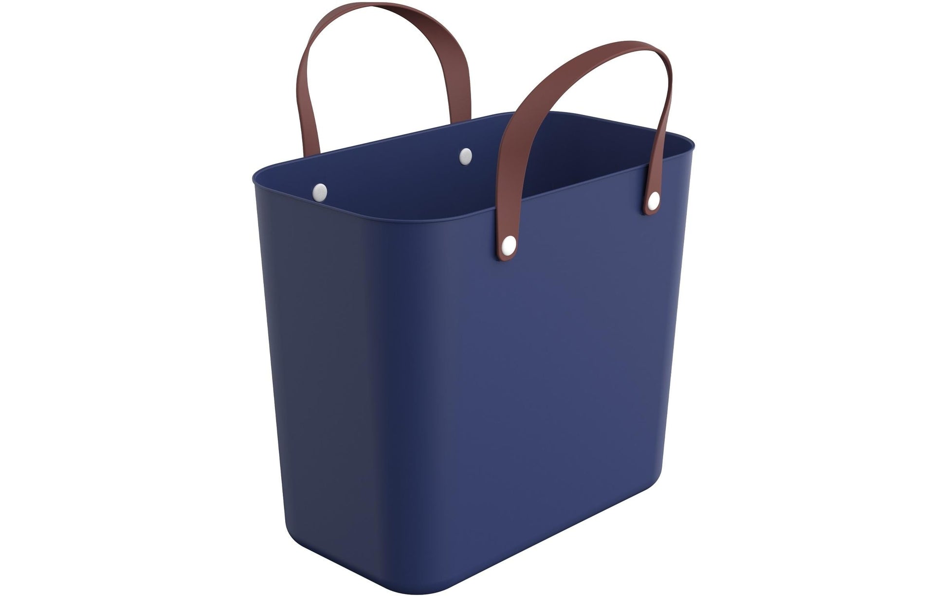Rotho Einkaufstasche Multibag Style Albula – 25 l – 40 × 43 × 23,5 cm – Kunststoff – Dunkelblau Iris