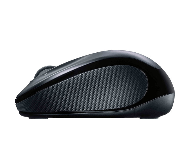 Logitech M325 Maus – Kabellos, Dunkelsilber/Schwarz