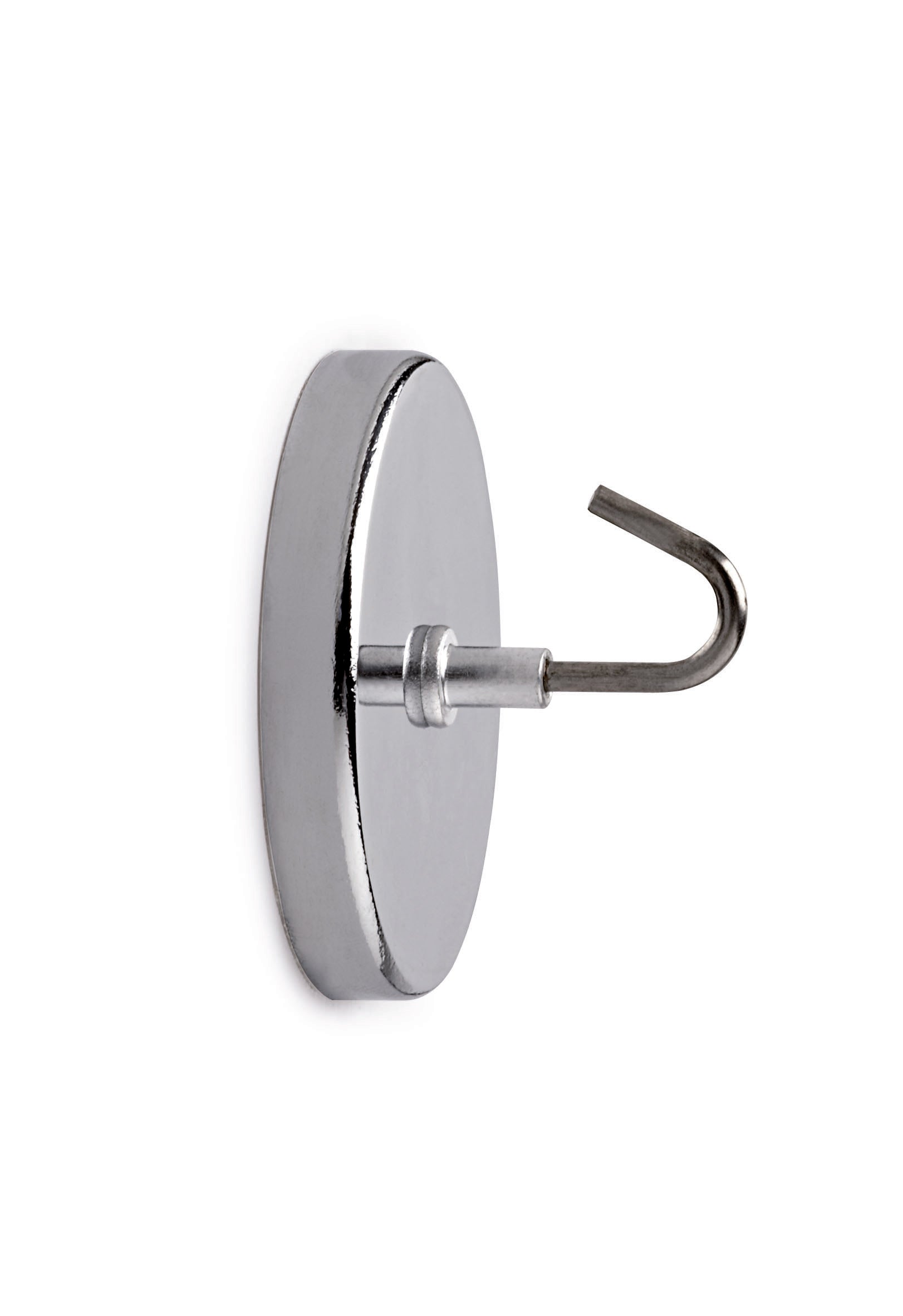 MAUL Magnethaken – magnetisch – Silber – Stahl – Ø 52 mm × 31 mm – 1 Stk.