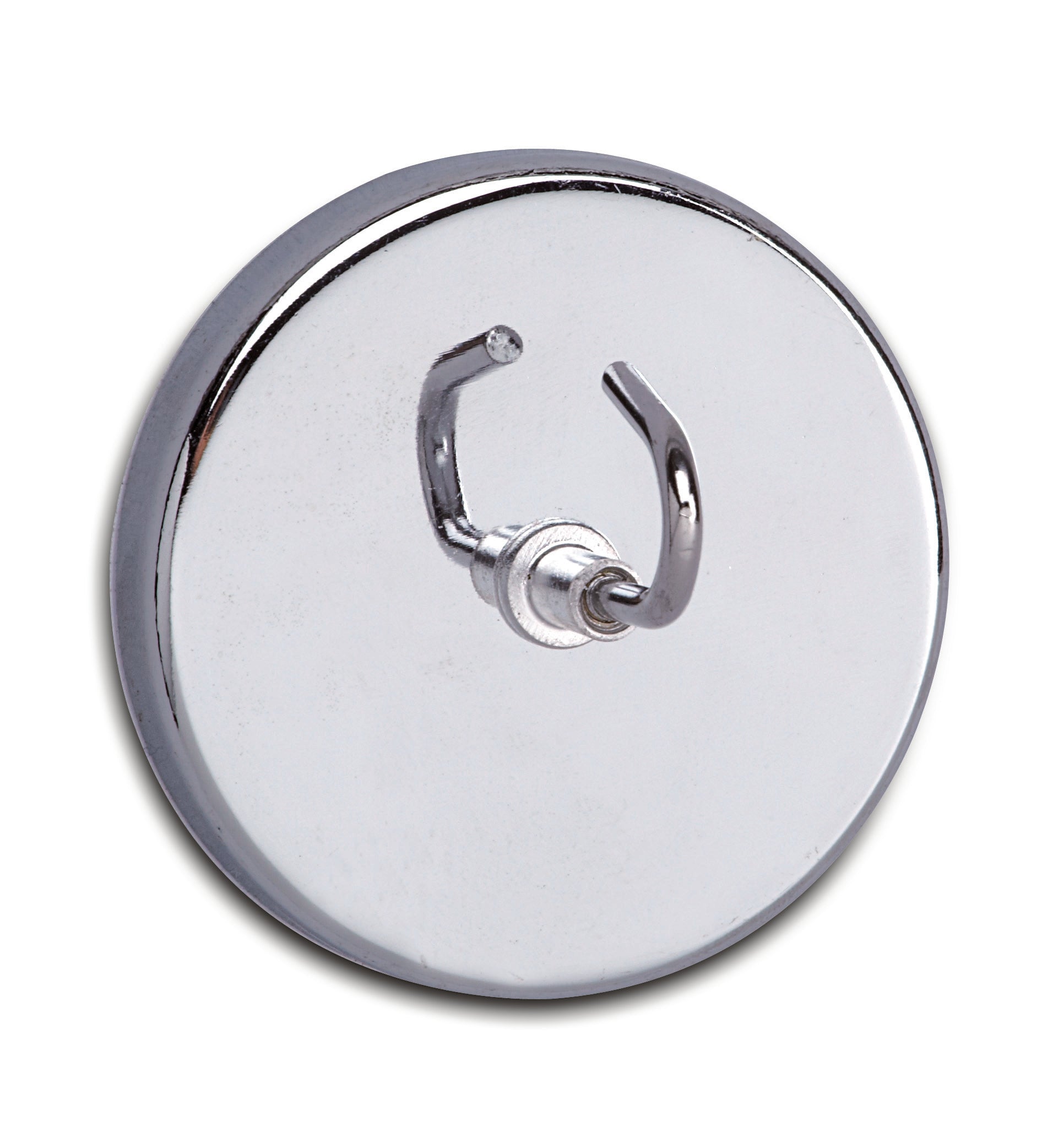 MAUL Magnet mit grossem Haken – Stahl, hellsilber