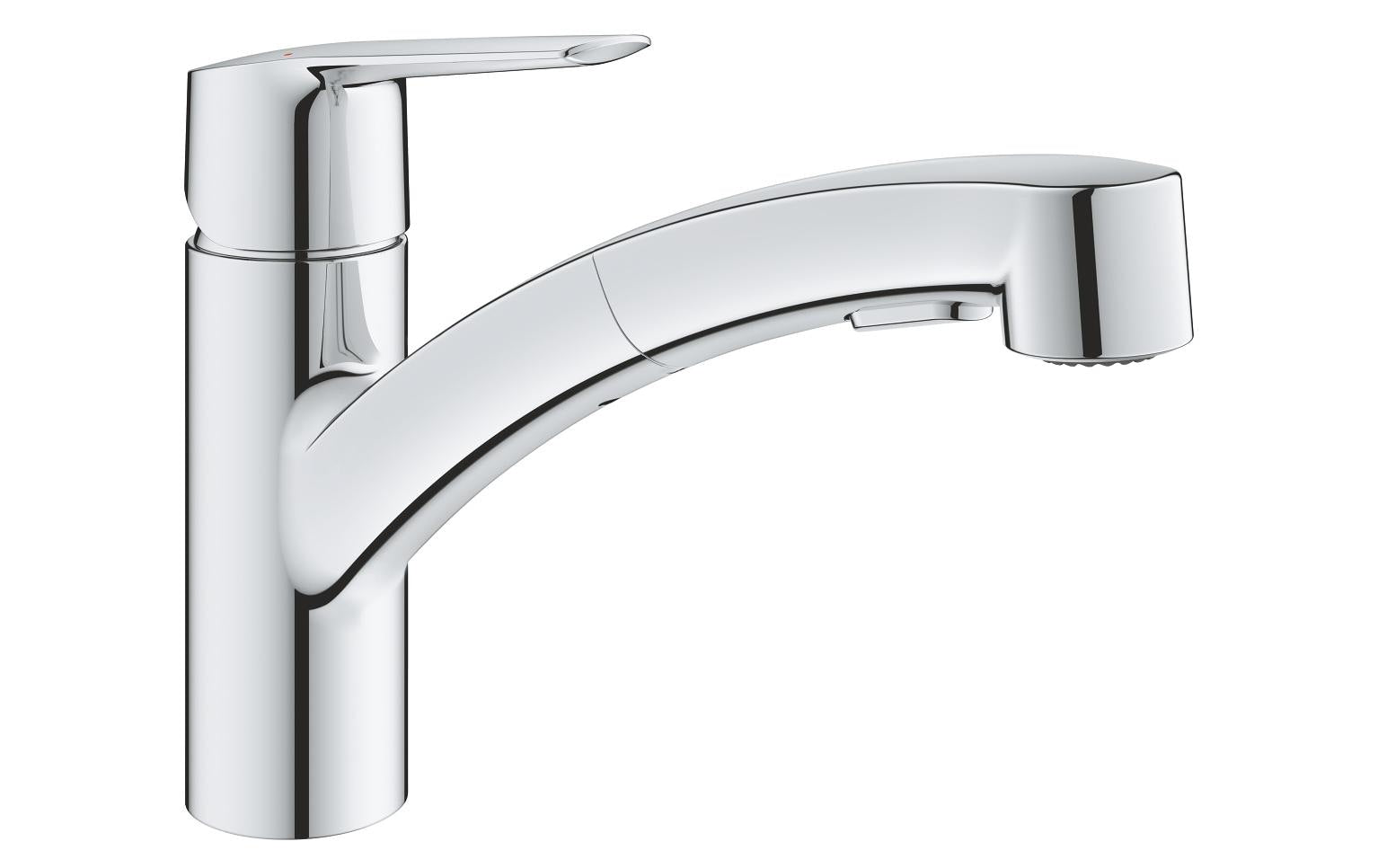 GROHE Start Badebatterie – Einhebelmischer, Messing, Standmontage, Chrom