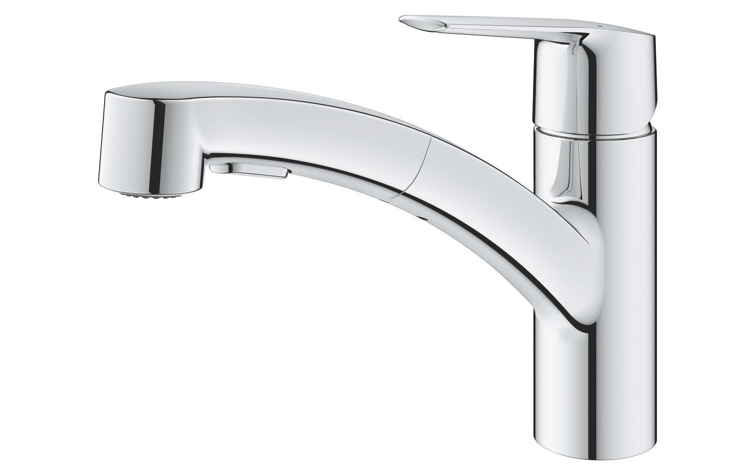 GROHE Start Badebatterie – Einhebelmischer, Messing, Standmontage, Chrom