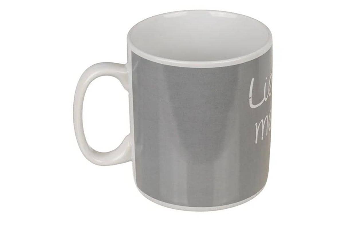 G. Wurm Lieblingsmensch Tasse – 330 ml, 12,0 × 9,0 × 11,0 cm, Keramik, Grau