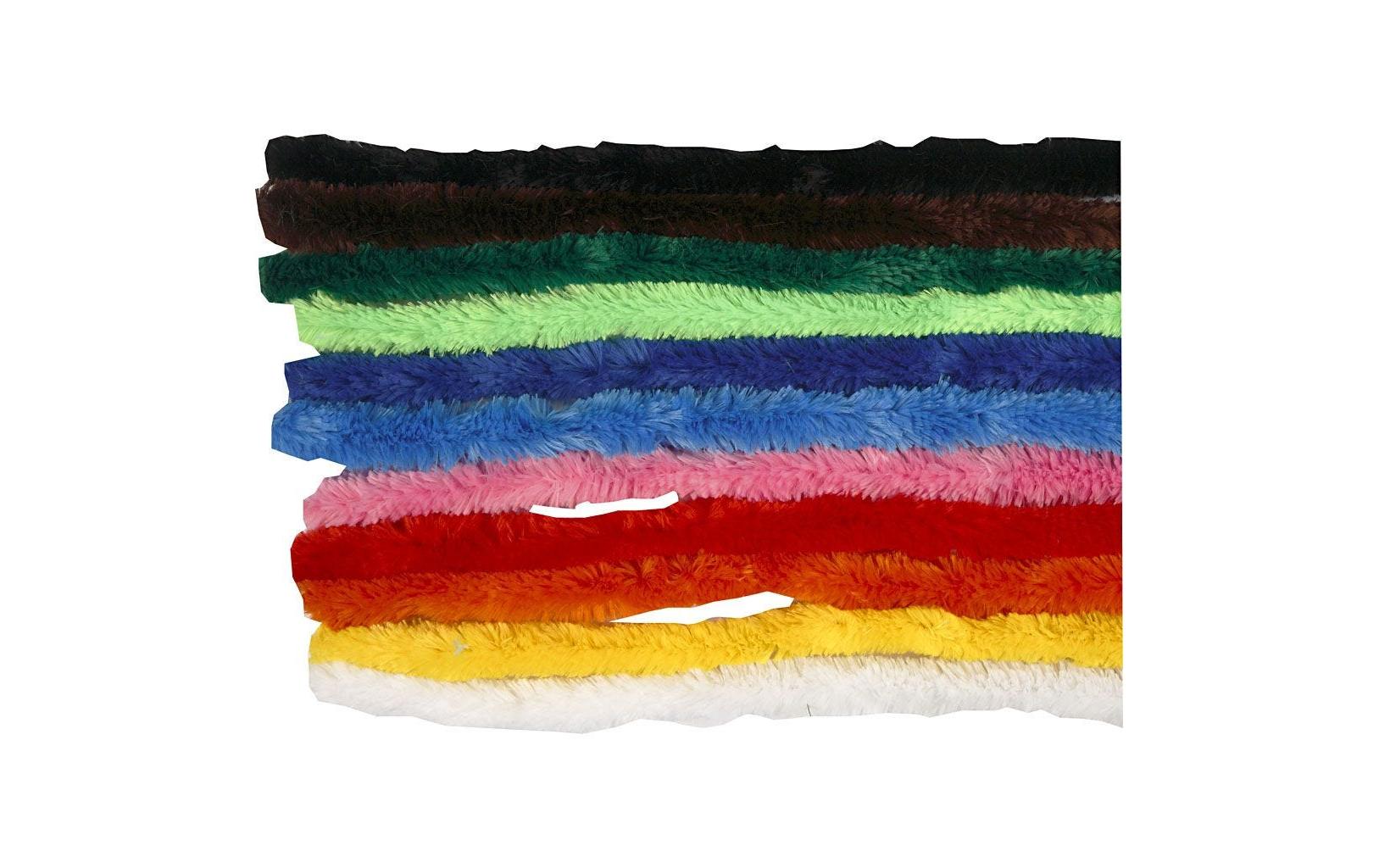 Creativ Company Chenilledraht, Nylon, Mehrfarbig, Ø 15 mm × 30 cm, 200 Stk.