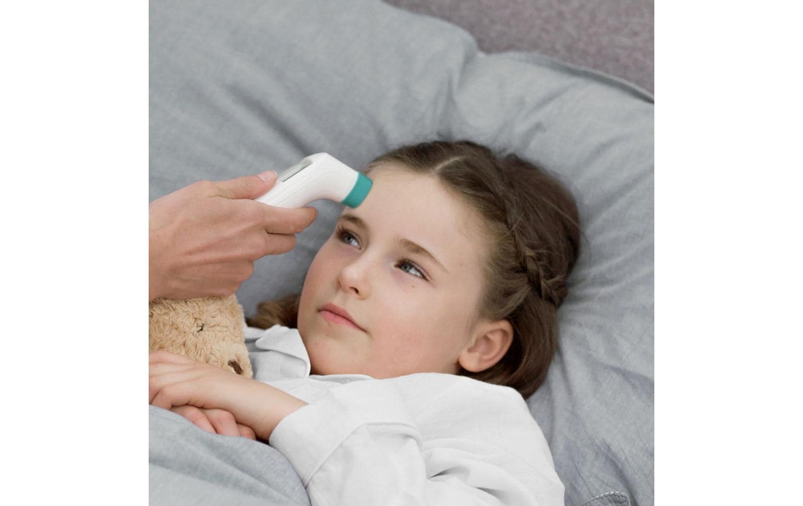 Braun Fieberthermometer TempleSwipe BST200WE – Stirn, kontaktlos, für Babys
