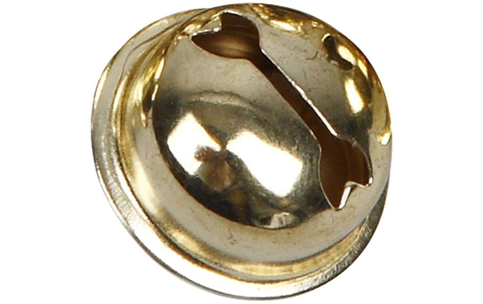 Creativ Company Glöckchen, Ø 13 mm, Metall, Gold, 220 Stk
