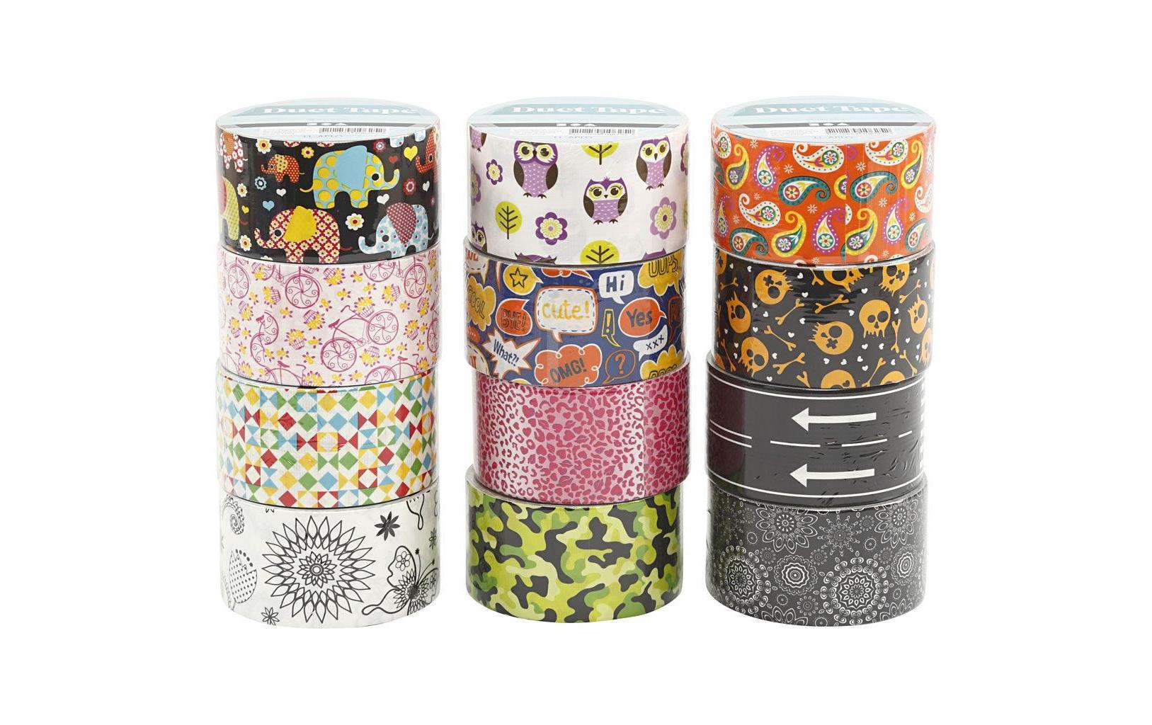 Creativ Company Gewebeband – 48 mm × 5 m, mehrfarbig