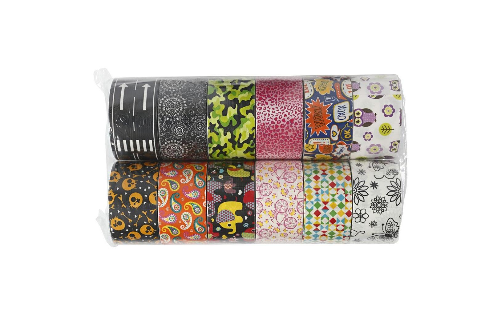 Creativ Company Gewebeband – 48 mm × 5 m, mehrfarbig