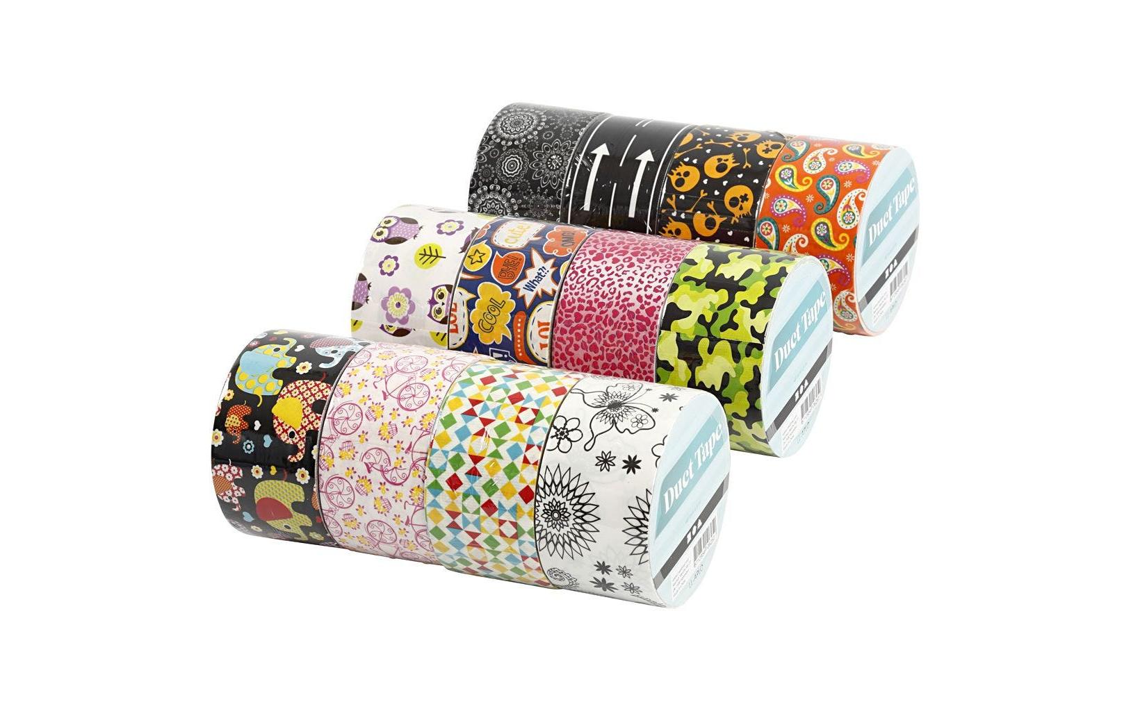 Creativ Company Gewebeband – 48 mm × 5 m, mehrfarbig